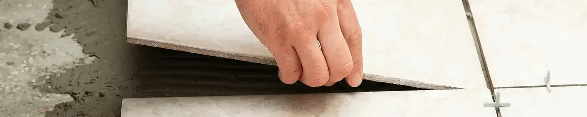Professional installing ceramic tile floors in Albany, NY